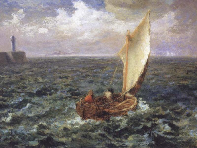 Jean Francois Millet Fishing Boat oil painting image
